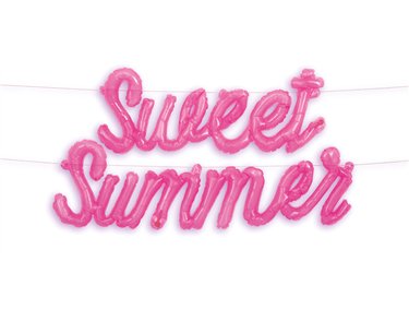 SWEET SUMMER BALLOON BANNER KIT