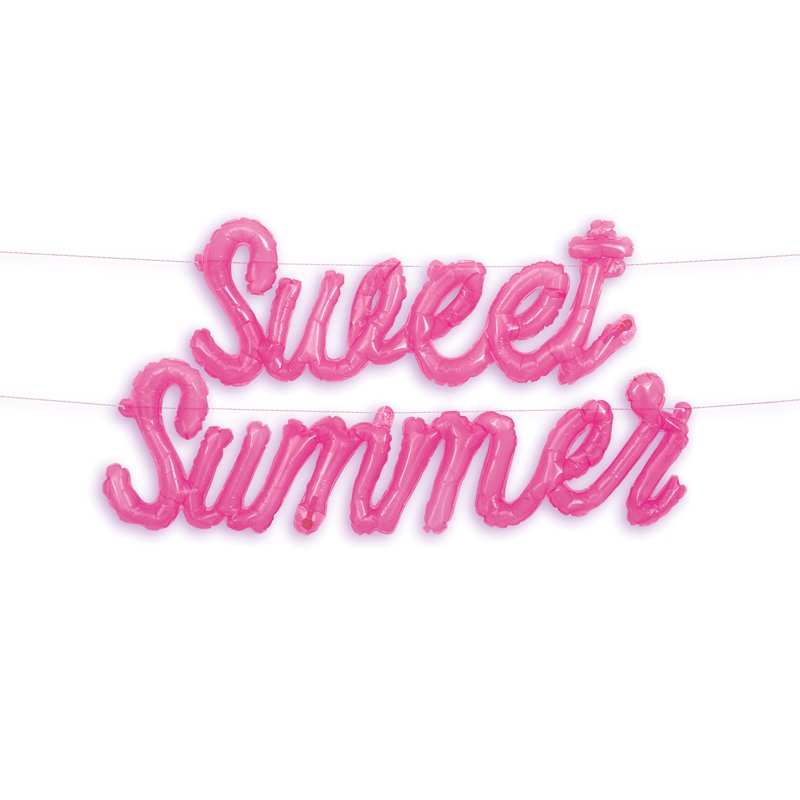SWEET SUMMER BALLOON BANNER KIT