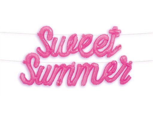 SWEET SUMMER BALLOON BANNER KIT