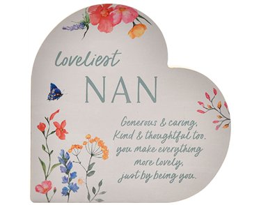THE COTTAGE GARDEN NAN 3D HEART