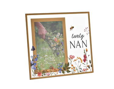 4x6in THE COTTAGE GARDEN NAN GLASS FRAME
