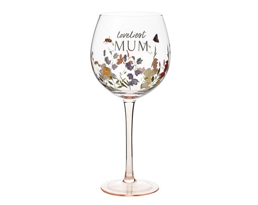 THE COTTAGE GARDEN MUM GIN GLASS