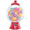 43in CANDY HEARTS GUMBALL MACHINE FOIL BALLOON