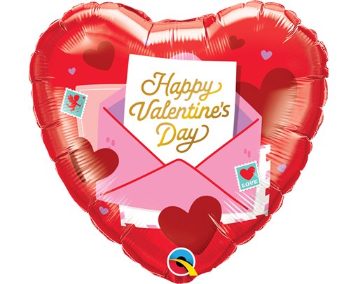 18in VALENTINE'S LOVE LETTER FOIL BALLOON