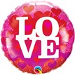 18in LOVE HEARTS & GLITTER FOIL BALLOON