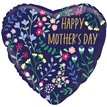 18in HAPPY MOTHERS DAY FLORAL FOIL BALLOON