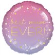 18in MOTHERS DAY BEST OMBRE FOIL BALLOON