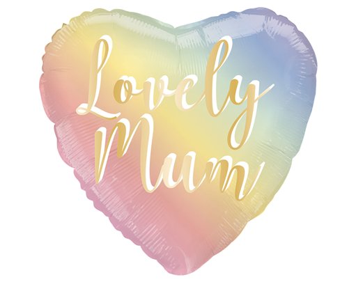 18in LOVELY OMBRE MOTHERS DAY FOIL BALLOON