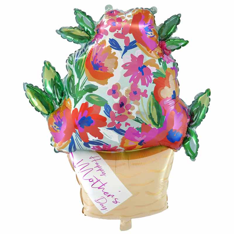 LARGE FLORAL BOUQUET SHAPED FOIL BALLOON