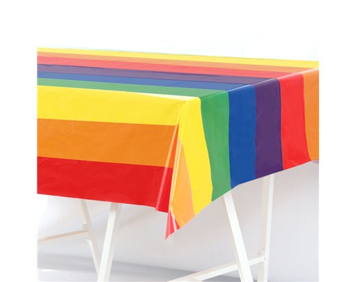 180x110cm RAINBOW PVC TABLECOVER