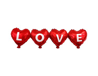 L-O-V-E GARLAND FOIL BALLOON