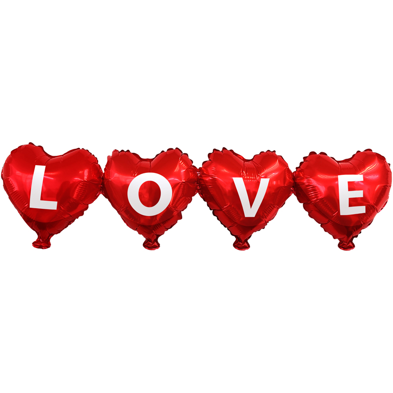 L-O-V-E GARLAND FOIL BALLOON