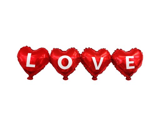 L-O-V-E GARLAND FOIL BALLOON