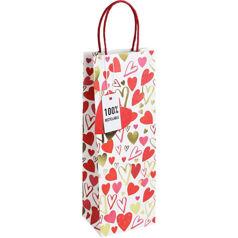 SCATTERED HEARTS BOTTLE BAG 6S