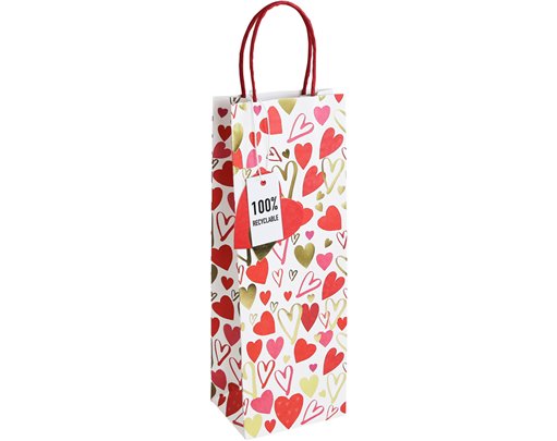 SCATTERED HEARTS BOTTLE BAG 6S
