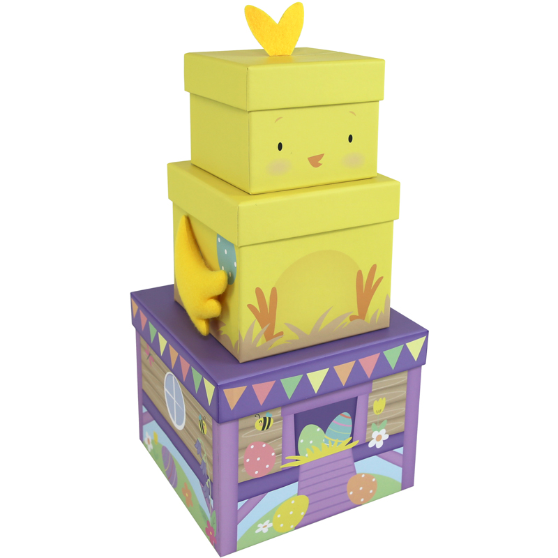 EASTER CHICK PLUSH GIFT BOX