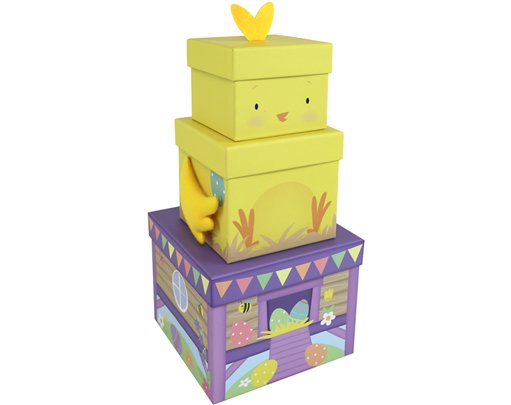 EASTER CHICK PLUSH GIFT BOX