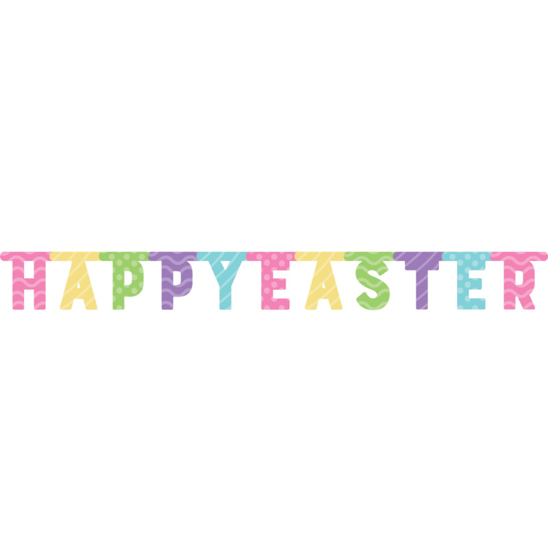 HAPPY EASTER JOINTED BANNER
