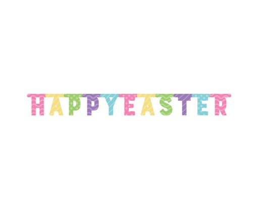 HAPPY EASTER JOINTED BANNER
