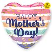 18in MOTHER'S DAY BOHO STRIPES FOIL BALLOON