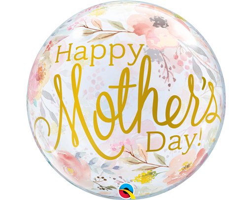 22in  MOTHER'S DAY WATERCOLOR FLORAL BUBBLE