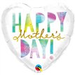 18in MOTHERS DAY WATERCOLOR LETTERS FOIL BALLOON