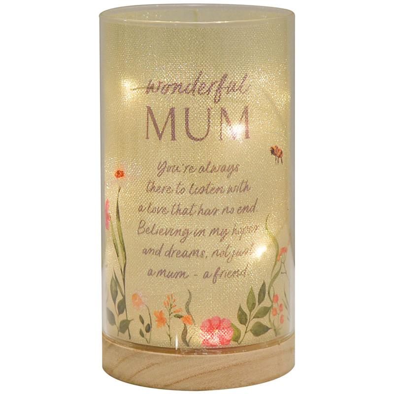 "MUM" THE COTTAGE GARDEN TUBE LIGHT