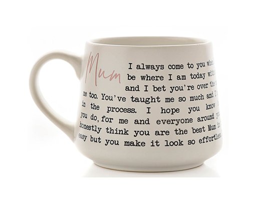 3ASST MUM MOMENTS STONEWARE MUG