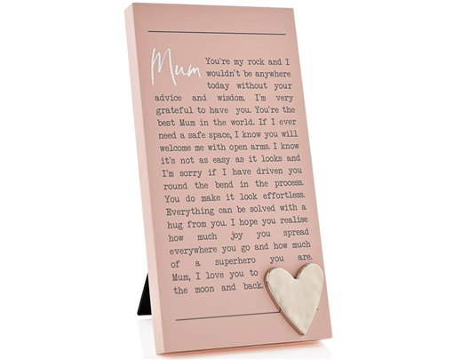 MUM MOMENTS STANDING PLAQUE