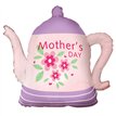 TEAPOT MOTHER'S DAY  SHAPED FOIL BALLOON