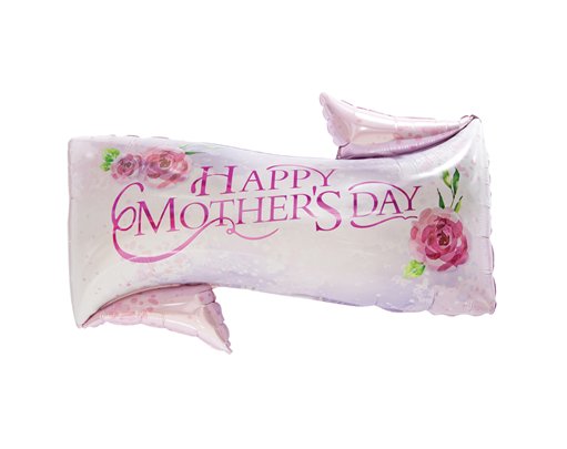 HAPPY MOTHER'S DAY BANNER FOIL BALLOON