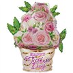 FLOWER POT HAPPY MOTHER'S DAY FOIL BALLOON