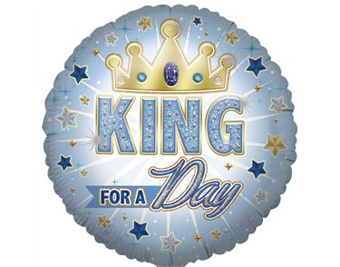 31in KING FOR A DAY FOIL BALLOON