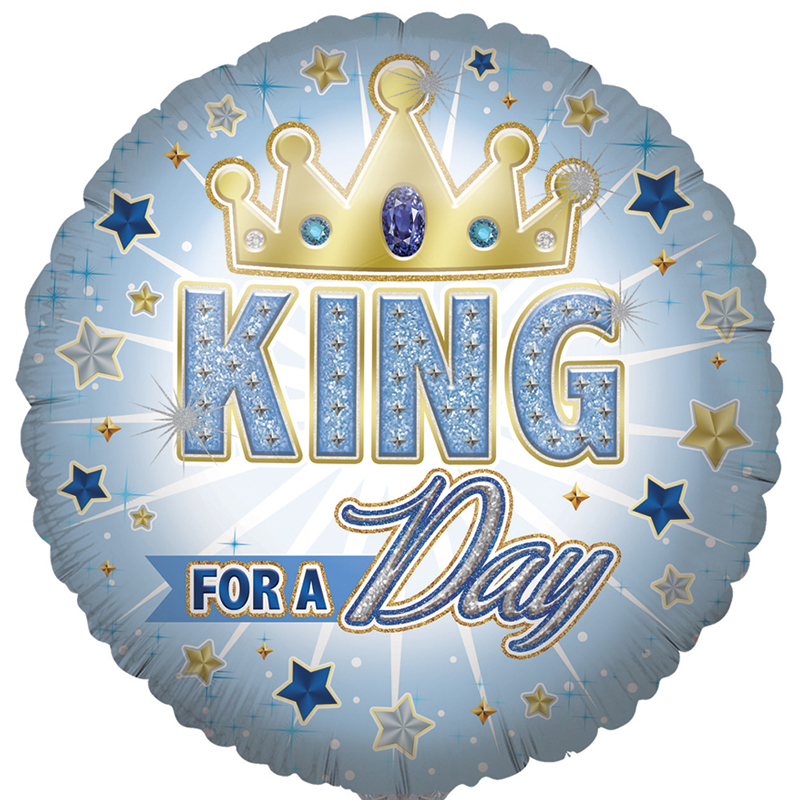 31in KING FOR A DAY FOIL BALLOON
