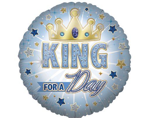 31in KING FOR A DAY FOIL BALLOON