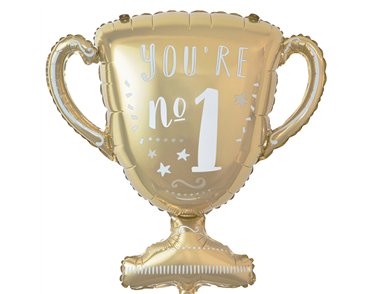 31in TROPHY YOU'RE NO.1 FOIL BALLOON