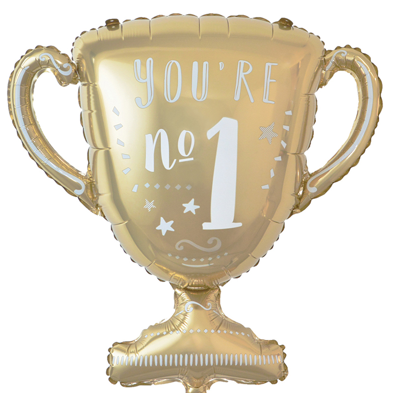 31in TROPHY YOU'RE NO.1 FOIL BALLOON