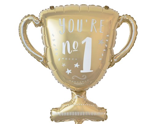 31in TROPHY YOU'RE NO.1 FOIL BALLOON