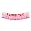 150x30cm I LOVE YOU FRINGE BANNER
