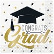 16PK STARS & CAPS GRADUATION LUNCHEON NAPKINS