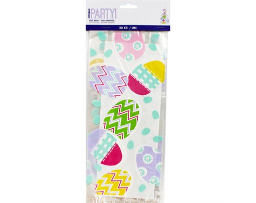 20PK LILAC EASTER CELLO BAGS