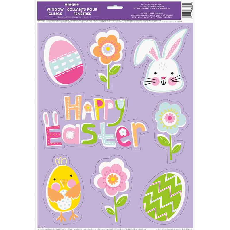 LILAC EASTER WINDOW CLING