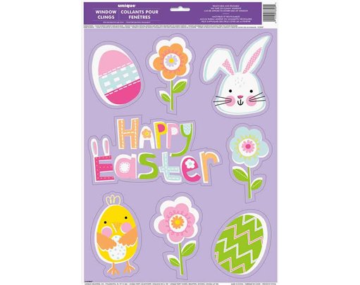 LILAC EASTER WINDOW CLING