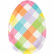 8PK EASTER EGG SHAPED PLATES