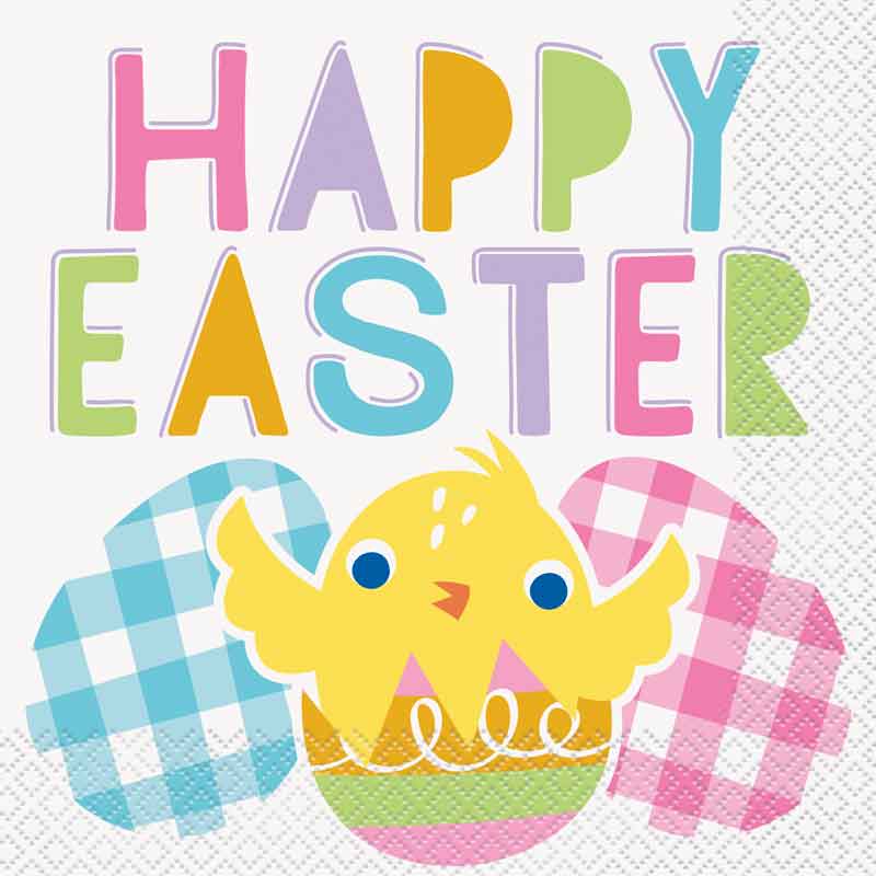 16PK EGGCELLENT EASTER LUNCHEON NAPKINS