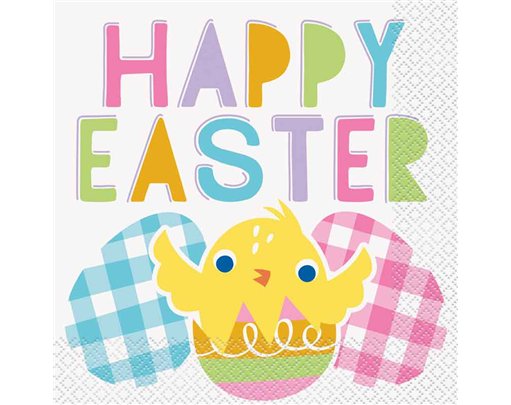 16PK EGGCELLENT EASTER LUNCHEON NAPKINS