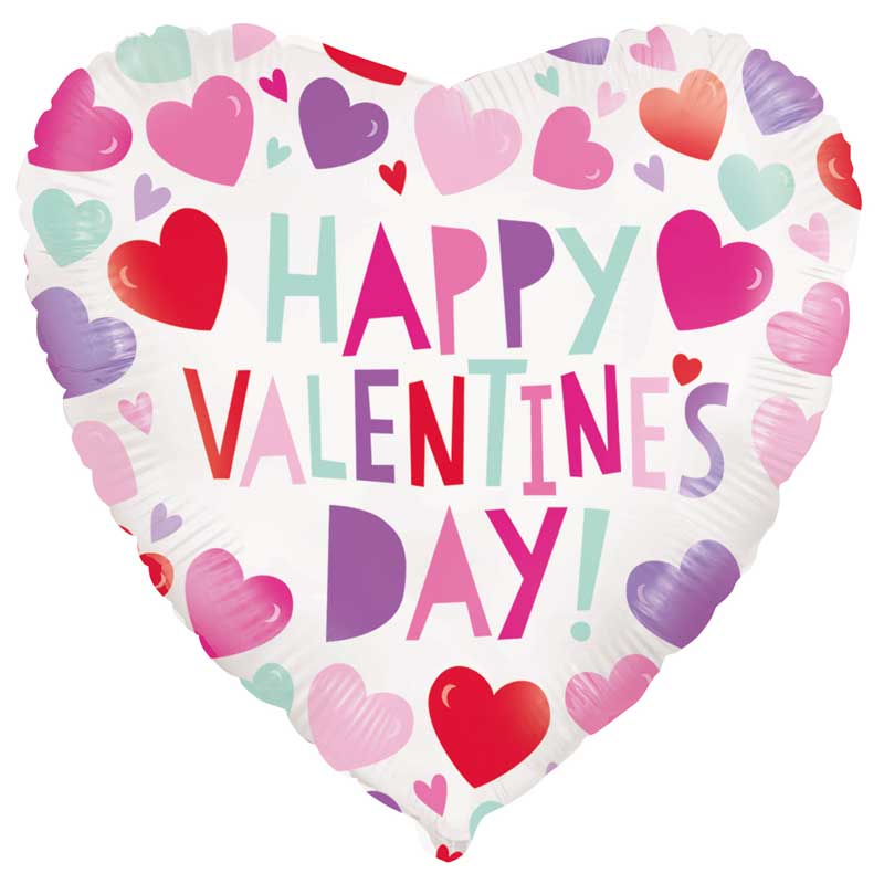 18in SMILING HEART FOIL BALLOON
