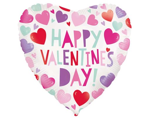 18in SMILING HEART FOIL BALLOON