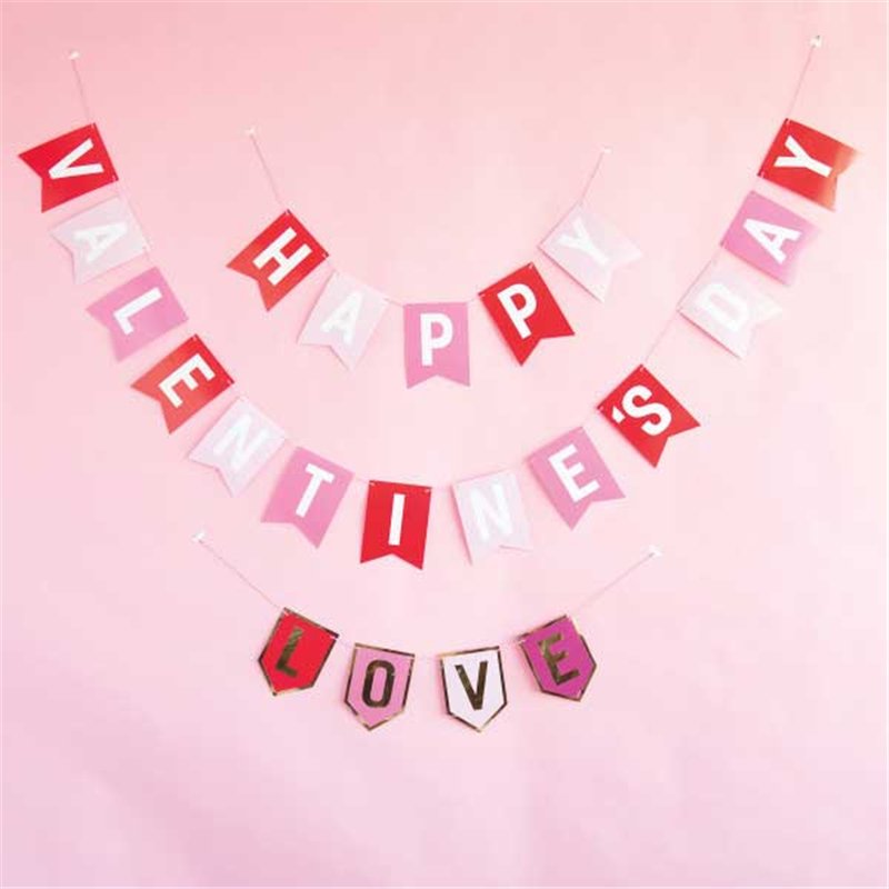 3ft FOIL LOVE PENNANT BANNER