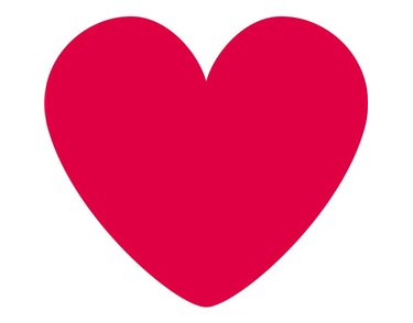 10PC MINI RED HEART CUTOUTS